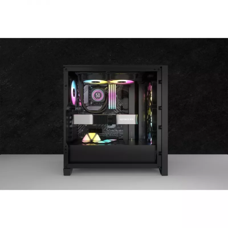Corsair CW-9060074-WW Computer-Kühlsystem Prozessor All-in-One-Flüssigkeitskühler 12 cm Schwarz 1 Stück