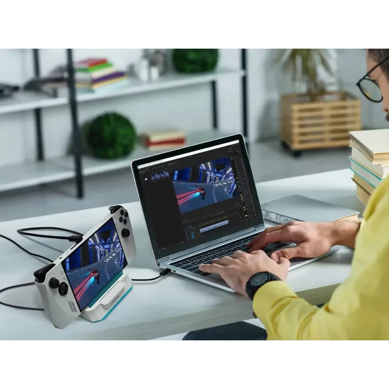 AVerMedia X'TRA GO GC515 Video-Capture-Dock, 4K30/1080p120 Aufnahme, 4K60 HDMI-Ausgang, USB-C DP Alt Mode, USB Power Delivery, weiß