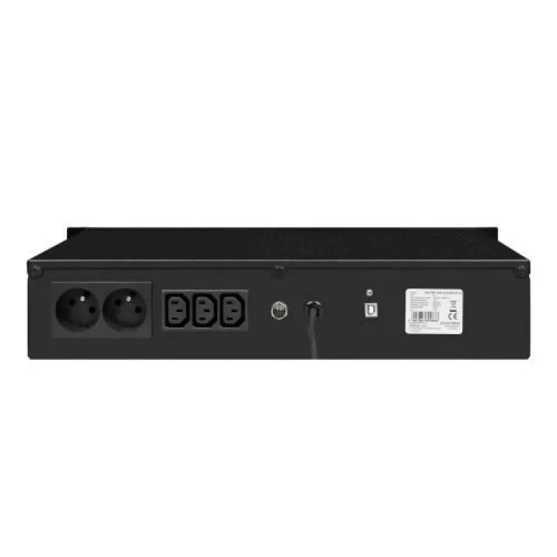 EVER ECO Pro 1000 AVR CDS 19-Zoll 2U Rackmount Line-Interactive USV, 1000 VA / 650 W