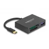 DeLOCK USB-C Kartenleser für XQD- und SD-Speicherkarten USB 5 Gbit/s