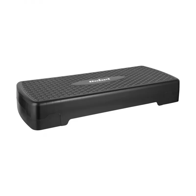 Fitness Step Rebel Active 2-stufig, Polypropylen, rutschfeste Oberfläche, 680×280 mm, unterstützte Höhenverstellung