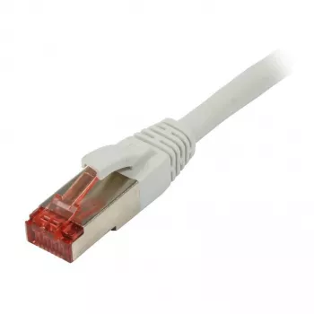 Patchkabel RJ45 – CAT6 250 MHz – 1,0 m Grau – S-STP (S/FTP) – TPE/LSZH (Superflex) – Synergy 21 –