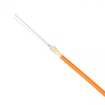 Fiberhome Mikro-Glasfaserkabel FIBERHOME 2,5 mm, 2 FO G.657A1, PE-Mantel, orange, 4 km Trommel