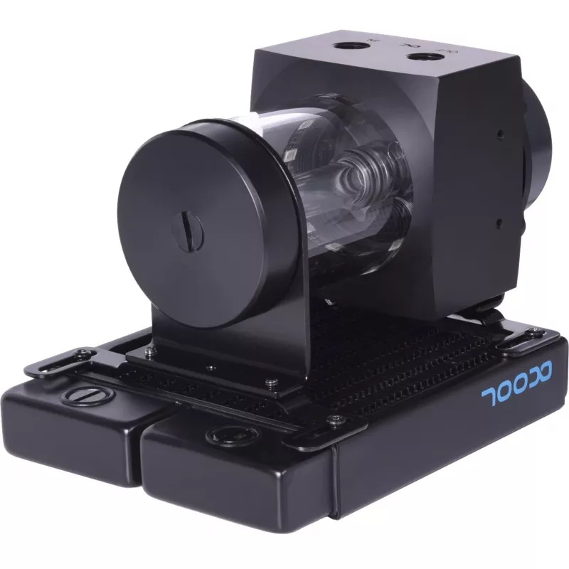 Alphacool Core 100 Aurora ARGB Ausgleichsbehälter mit VPP-Pumpe, Acryl, schwarz