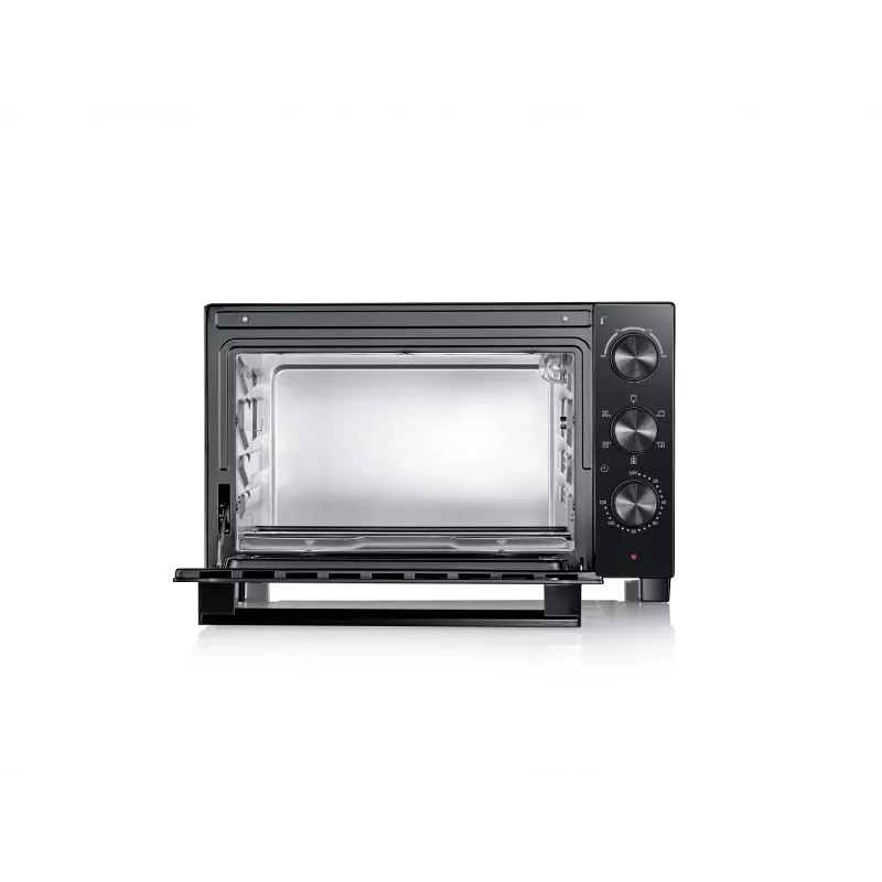 Mini-Backofen SEVERIN TO 2075 — 30 L Kapazität, 1600 W, freistehend, schwarz, Grillfunktion