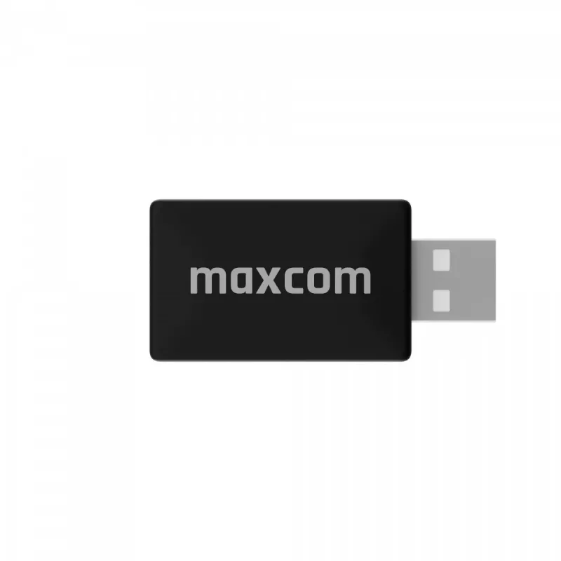 Maxcom MC02 Wave kabelloser Autoradio-Adapter, Schwarz