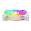 Cooler Master MasterFan MF120 Halo2 White Edition MFL-B2DW-21NP2-R2 120-mm-ARGB-Gehäuselüfter, 27 dB, 51,88 CFM, Weiß