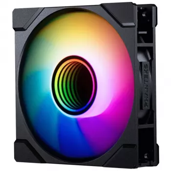 Phanteks M25 Gen2 PH-F120M25R_G2_DBK01 120-mm-PWM-D-RGB-Gehäuselüfter, Reverse Airflow, schwarz