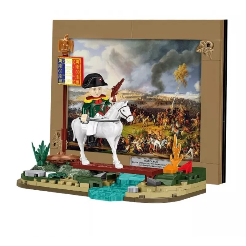 Konstruktionsset Cobi Napoleons Schlacht um Moskau 145 Teile Modellbausatz historisches Diorama