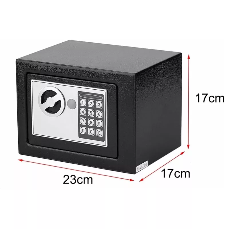 Extralink Home S-406 elektronischer Tresor mit Zahlencode und Schlüsseln