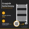 Elektrischer Badheizkörper Adler AD 7824 600 W, weiß, IP24, wandmontierbar, 500×900 mm