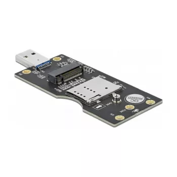 Delock 63166 USB 3.0 Typ-A auf M.2 Key B Konverter mit SIM-Steckplatz