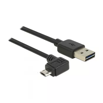 USB-Kabel DeLOCK 83847 USB 2.0 0,5 m USB A Micro-USB B Schwarz