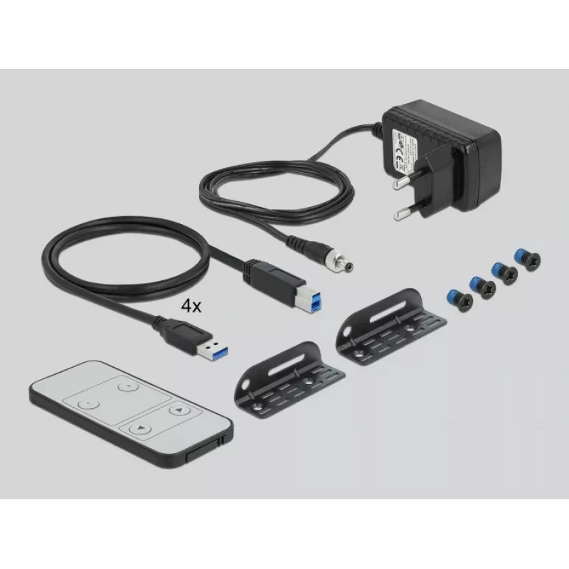 KVM-Switch DeLOCK 11483 Schwarz
