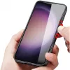 nevox StyleShell NYLO 2469 Handyhülle für Samsung Galaxy S25+, Polycarbonat/TPU/Nylon, Schwarz