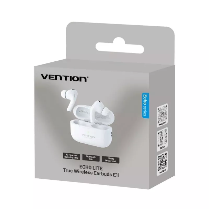 Vention Echo Lite E11 NBVW0 Open-Ear-TWS-Kopfhörer, Bluetooth, USB-C, Weiß