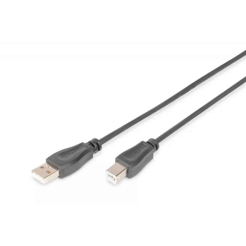 Digitus ASSMANN - USB-Kabel - USB Typ A, 4-polig (M) - USB Typ B, 4-polig (M) - 1 m (USB / Hi-Speed USB) - Schwarz (AK-300105-010-S)