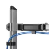 White Shark GMS-3204 Amenhotep I Monitor-Tischhalterung, 17-32 Zoll, VESA 75x75/100x100, bis 9 kg, grau