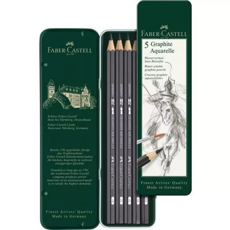 Graphitstift Faber-Castell 117805 HB 5 Stück