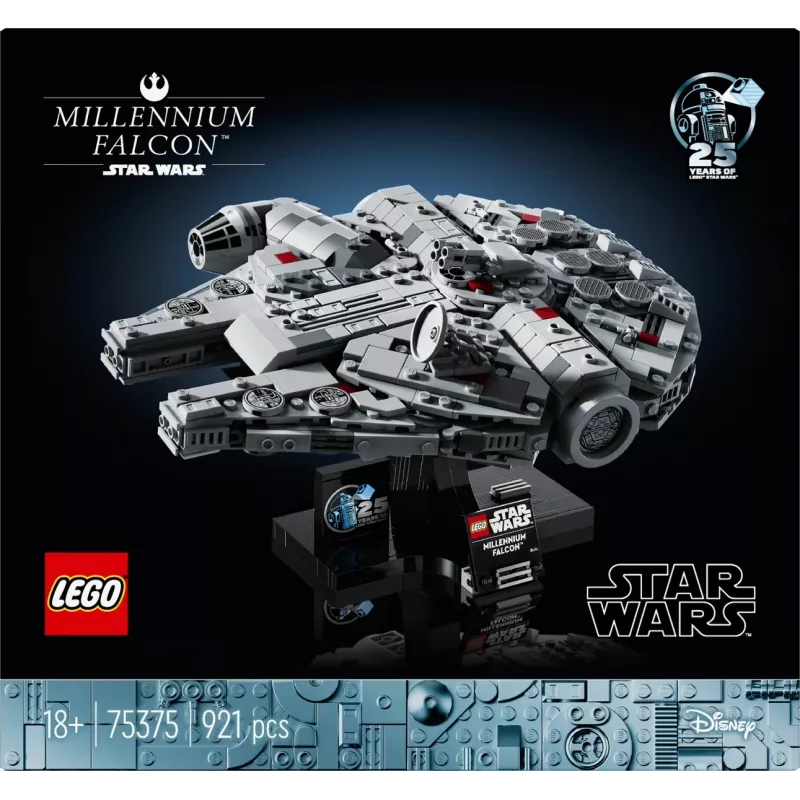 LEGO Star Wars 75375 Millennium Falcon Bausatz, 921 Teile, 18+, 190×240×130 mm