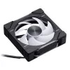 Phanteks D30 PH-F120D30_DRGB_PWM_BK01_3P 120-mm-PWM-D-RGB-Gehäuselüfter, Regular Airflow, 3er-Pack, schwarz