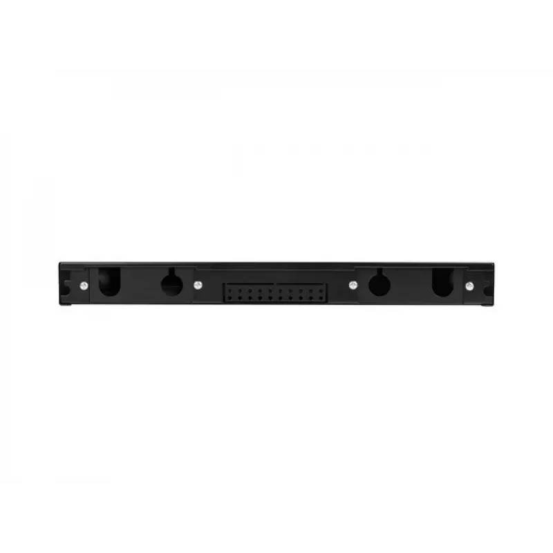 Patchfeld Lanberg FOP1-12SD-LQB 1U Stahl Schwarz Rackmontage