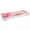 Ducky One 3 TKL Gossamer Pink Tastatur Gaming USB Deutsch Rosa, Weiß