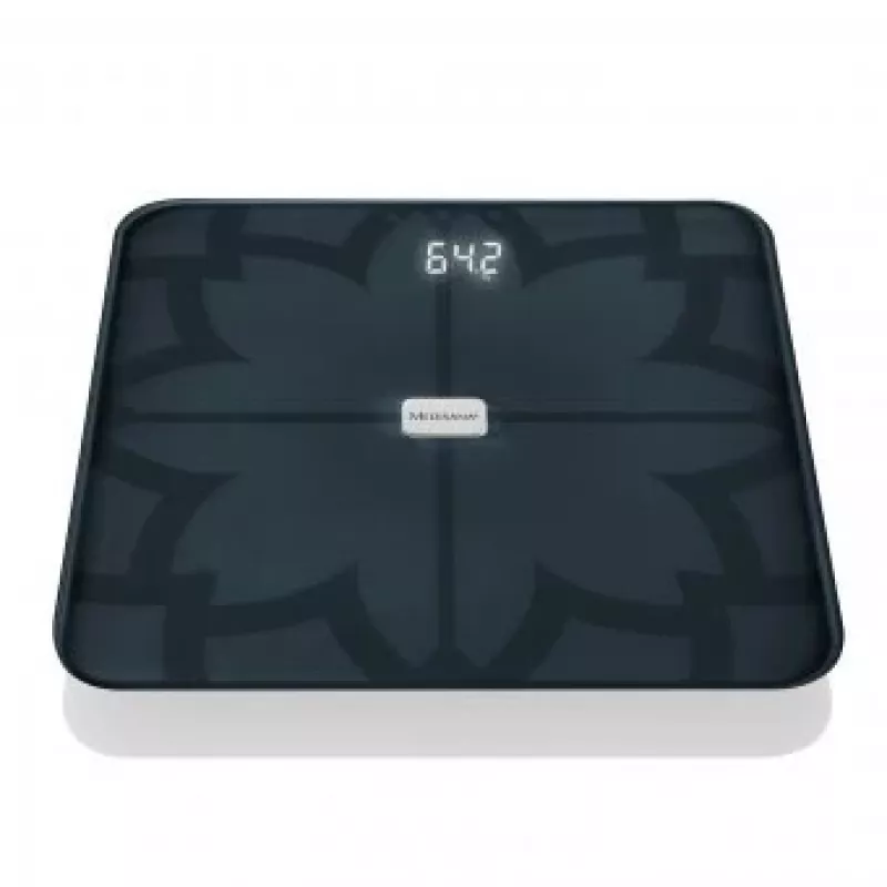 Medisana BS 450 Körperanalysewaage, Max 180kg, Schwarz, Bluetooth, ITO-Sensoren (40510)