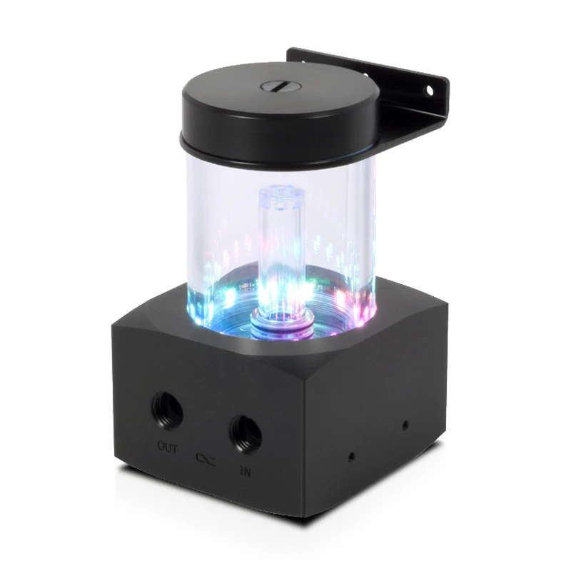 Alphacool Core 100 Aurora 15393 Ausgleichsbehälter, D5/VPP, ARGB, Acetal/Acryl, Schwarz