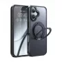 Schutzhülle mit MagSafe Mcdodo PC-4931 für iPhone 16 Plus mit integriertem Ständer — schwarz