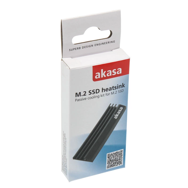 Akasa A-M2HS01-BK M.2 SSD-Kühlkörper, schwarz