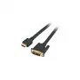 EFB-Elektronik HighSpeed HDMI+ - DVI-Kabel, HDMI A - DVI 24+1 St-St 2 m, schwarz Hersteller: EFB Elektronik (K5432SW.2)