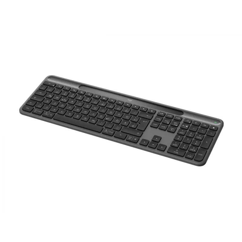 Logitech Signature Slim Solar+ K980 kabellose Tastatur, deutsches QWERTZ, Graphit
