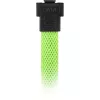 Sharkoon SATA-III-Kabel 90° mit Sleeve, 0,3 m, Grün