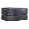 Logitech ERGO K860 - Tastatur - Kabellos - 2,4 GHz, Bluetooth 5.0 - QWERTY - GB - Graphit