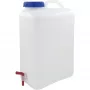 Wasserkanister 19 L, Wasserbehälter transparent/Blau