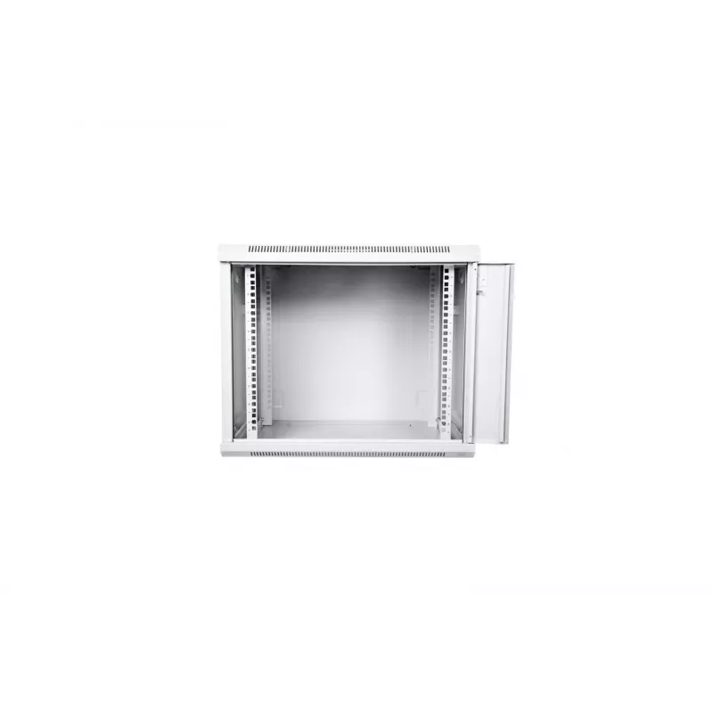 Wandmontierter Rack-Schrank Allied Telesis DN-W19 12U lichtgrau, 12U Einbauhöhe, Wandmontage-Design