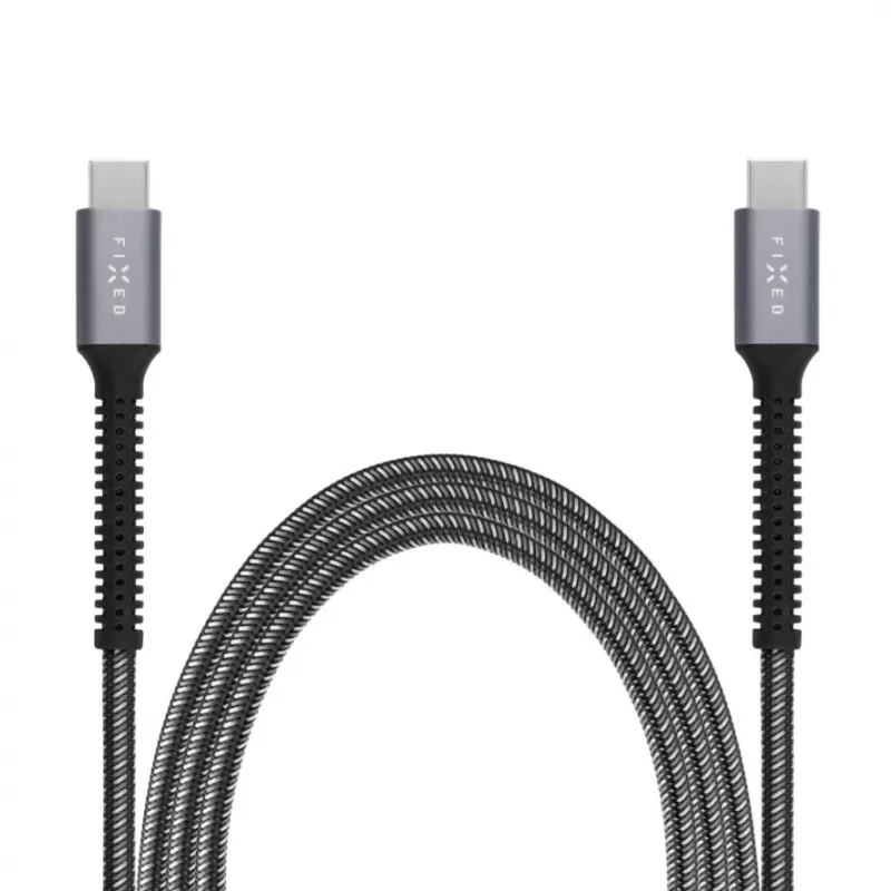 USB-C auf USB-C Kabel FIXED FIXDA-CC2-GR — 2 m, 240W Power Delivery