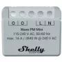Shelly Qubino Wave PM Mini intelligenter Schalter, 1 Kanal, Unterputz, Z-Wave, kabellos, 110–240 V AC / 24–30 V DC, grau