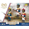 Französische Soldaten Bausteinset, 41 Teile