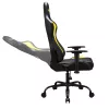 Subsonic SA5609-IM1 Pro Iron Maiden Killers Gaming-Stuhl, 3D-Armlehnen, Kunstleder, Neigung 90°–135°, 120 kg, Schwarz mit gelber Stickerei