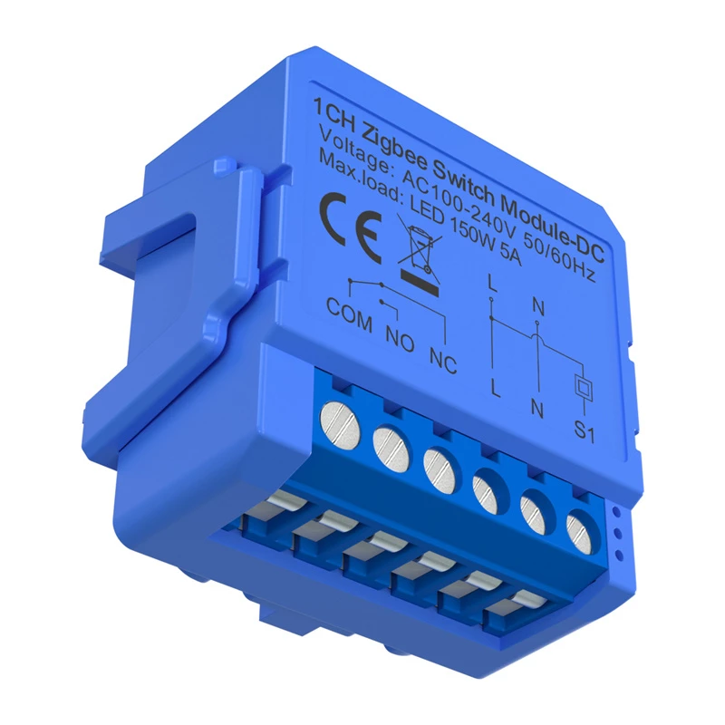 1-Kanal-ZigBee-Schaltmodul Avatto ZWSM16-DC32V-1, potentialfreier Kontakt, DC 32V