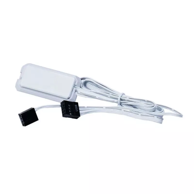 Lian Li UNI FAN SL Wireless LCD 120 Reverse Blade Gehäuselüfter, ARGB, PWM, 120 mm, weiß