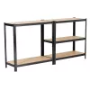 Extralink Metallregal 180x90x40 Schwarz