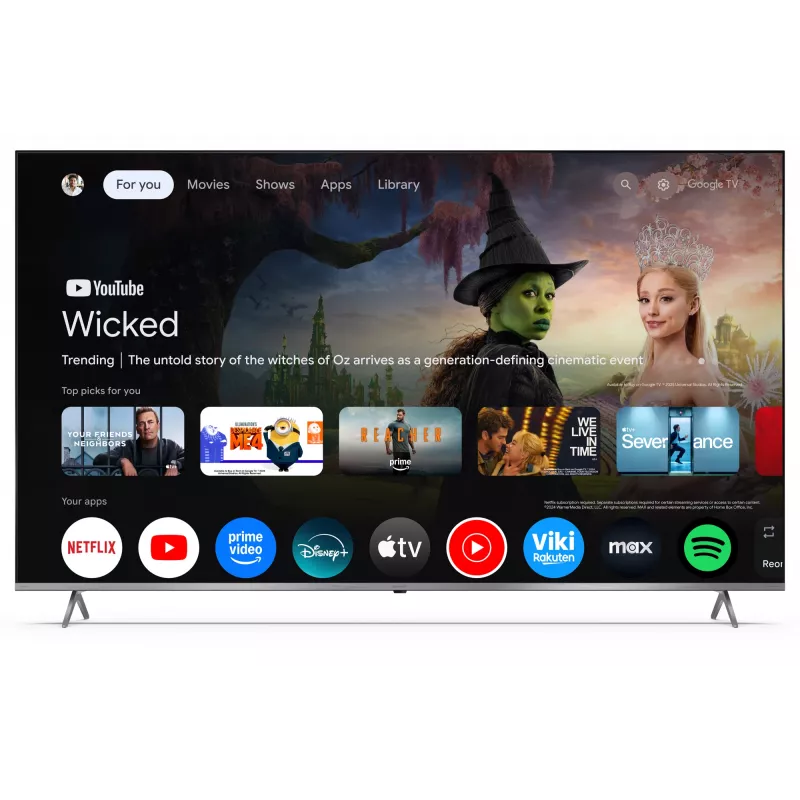 Sharp 4K QLED TV | 75JP7265E | 75 | Smart TV | Google TV | UHD