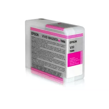 Epson Singlepack Vivid Magenta T580A00, Vivid Magenta, Pigmenttinte, 80 ml, 1 Stück