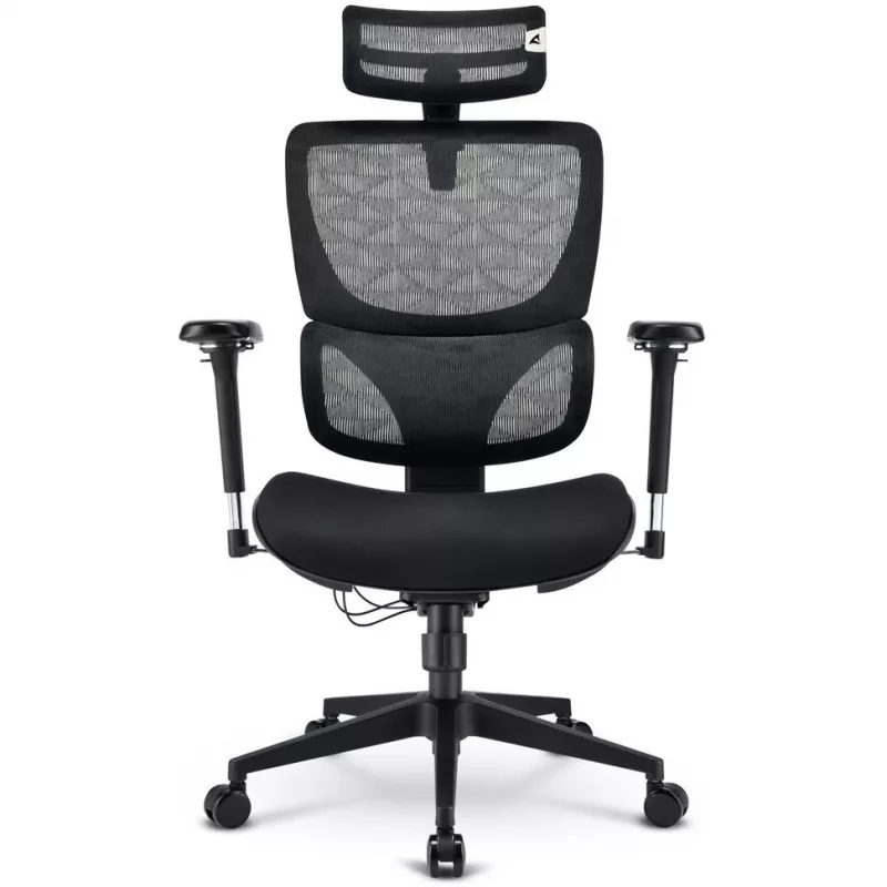 Bürostuhl Sharkoon OfficePal C40 — schwarz, ergonomisches Design, höhenverstellbar