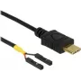 USB-Kabel DeLOCK 85396 0,3 m USB C Schwarz