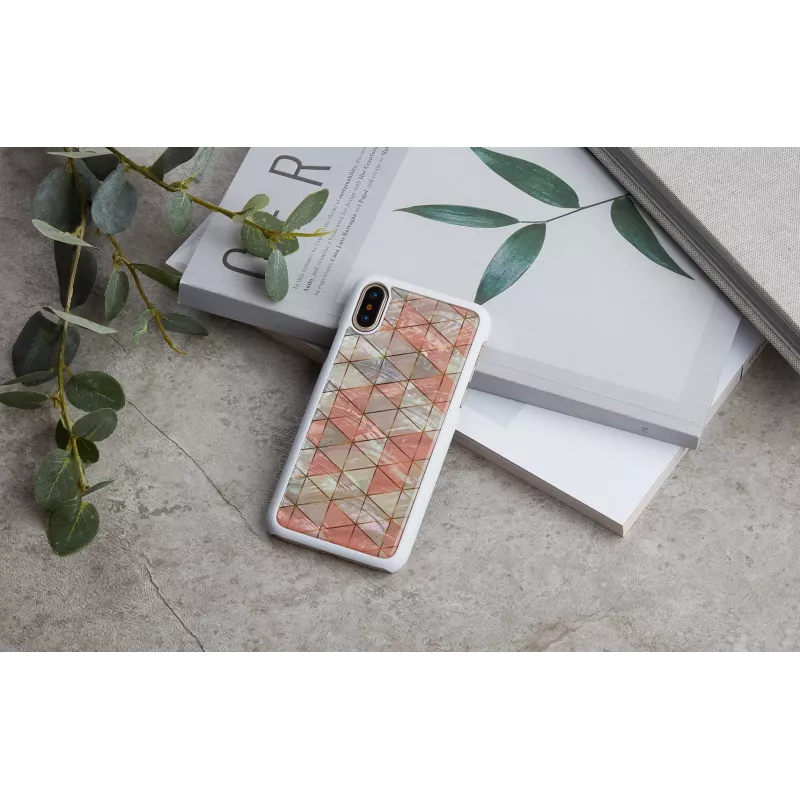 iKins Diamond White Hülle für iPhone XS/X, K1628H