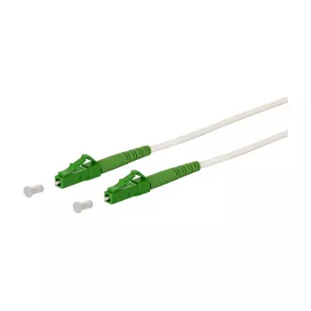 METZ CONNECT OpDAT Patchkabel LC-S APC/LC-S APC OS2 weiß 1,0 m